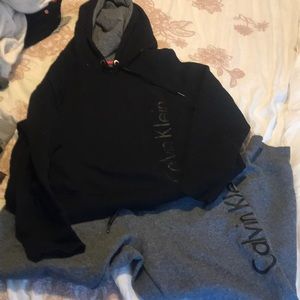 CALVIN KLEIN SWEATS PANTS LGE HOODY XL
